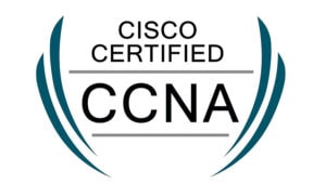 Cisco certified CCNA badge