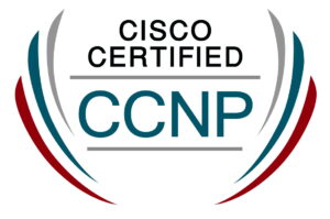 Cisco certified CCNP badge