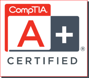 CompTIA A+ certified badge