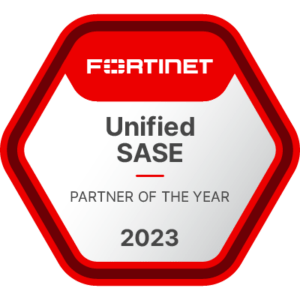 Unified SASE 2023 Partner of the Year badge