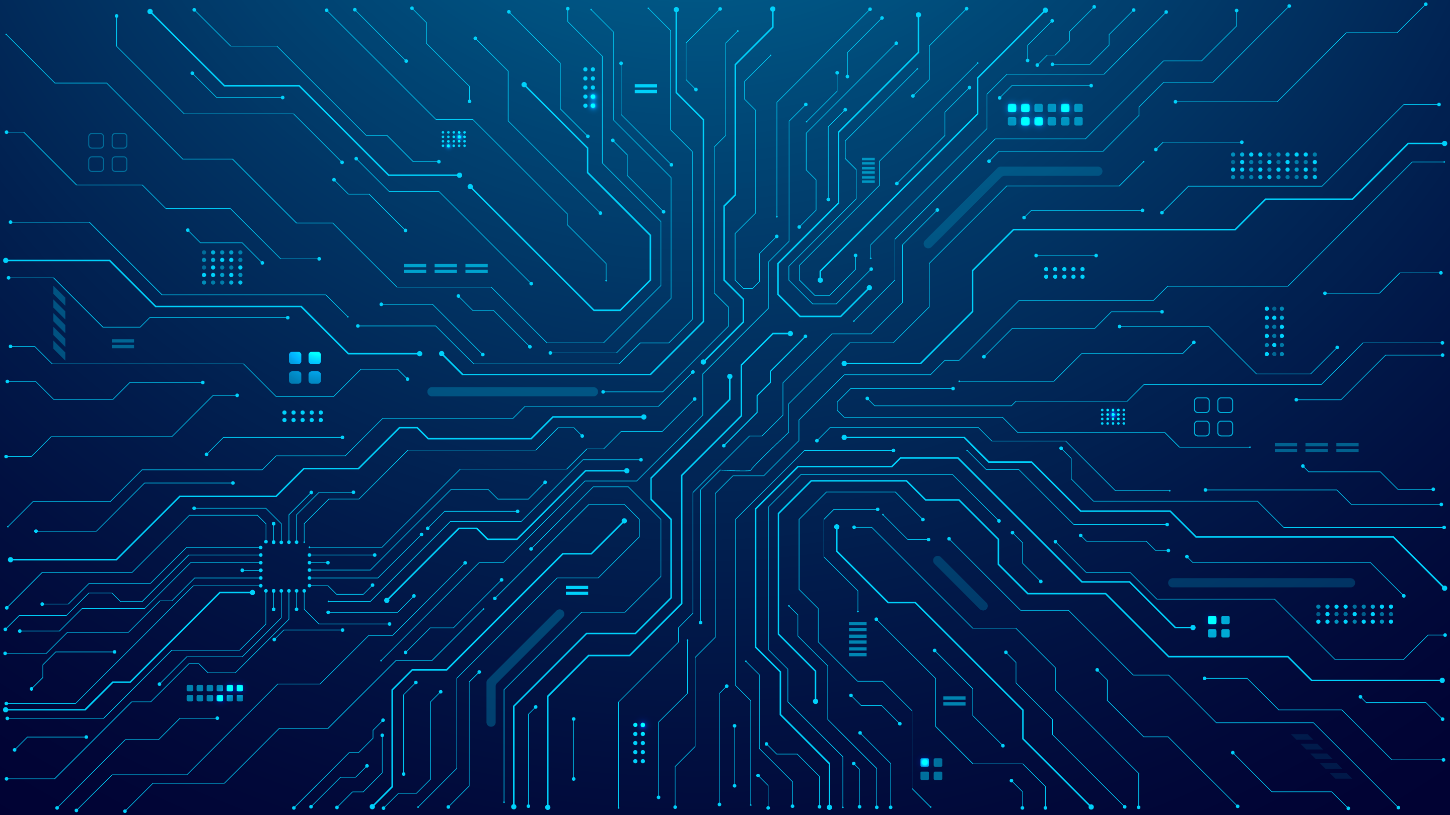 digital illustration of a computer network